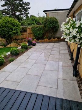 Paved garden