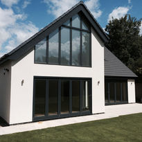 Fully rendered house in white