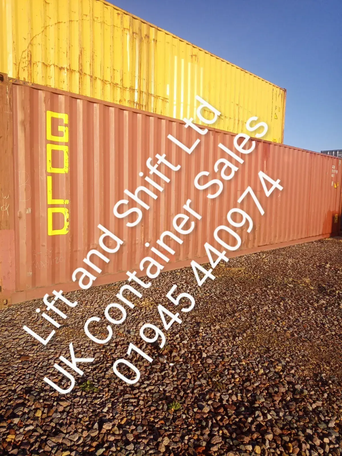 Red storage container