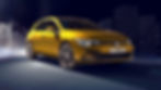 Yellow VW golf