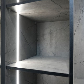 Fitted shelves
