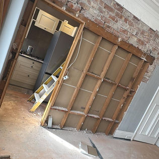 Kitchen renovation underway