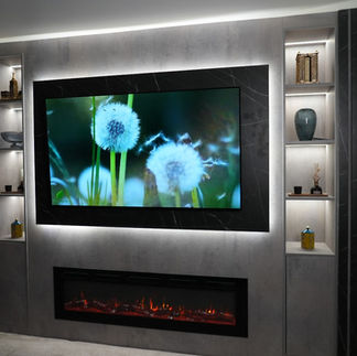 Fitted tv unit