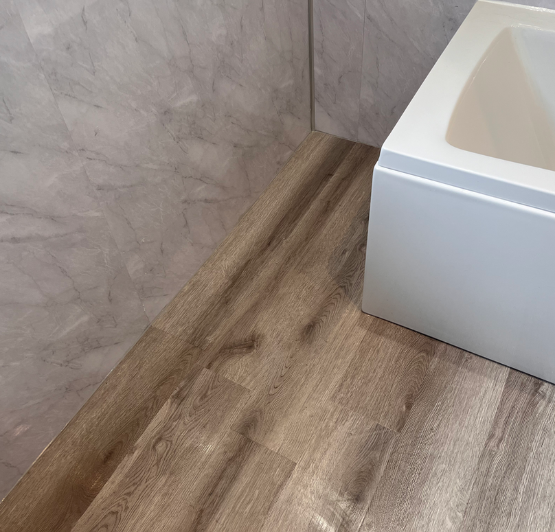 A modern effect wooden floor