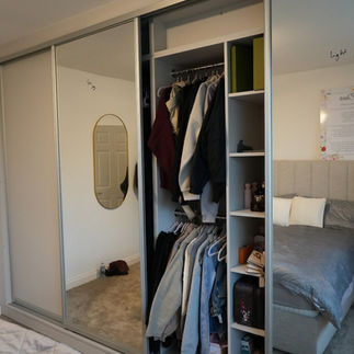Large fitted wardrobe