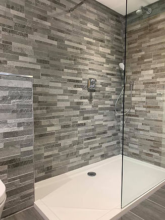 K and D plumbing shower