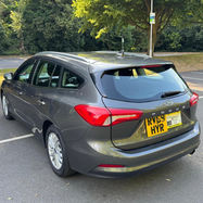 Rear of Ford taxi car