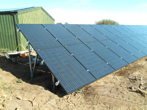 Commercial solar panels