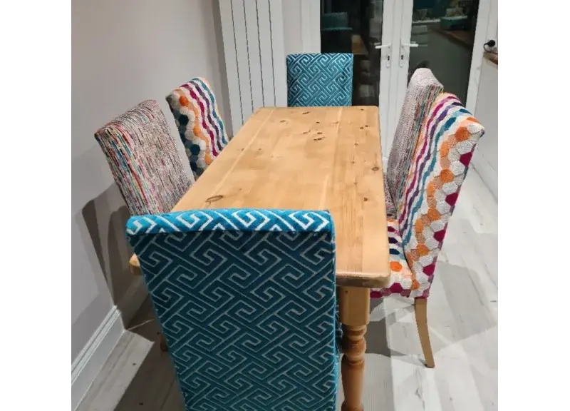 Dining table with seats