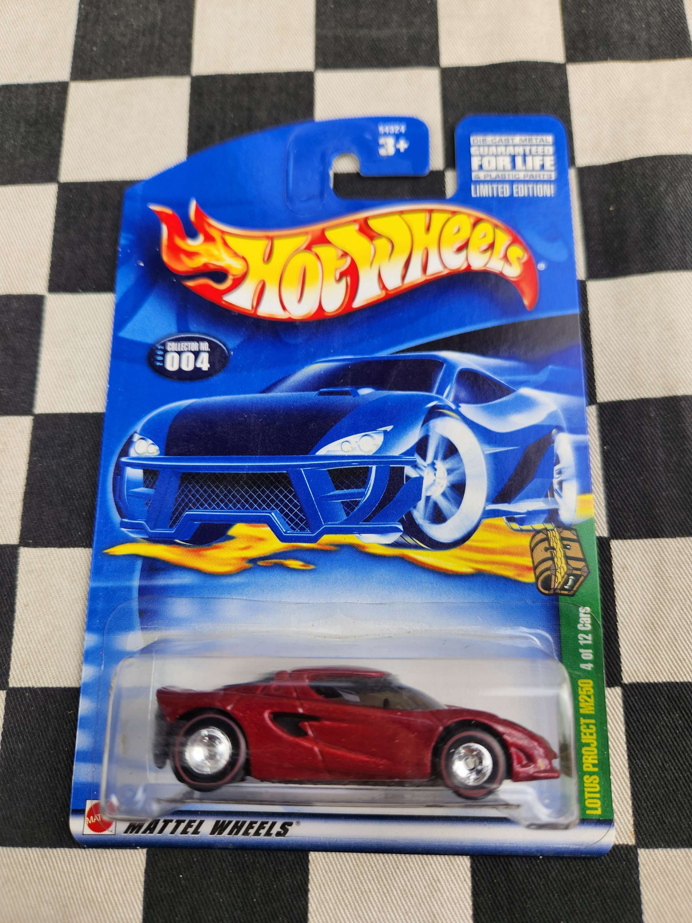 Hot Wheels 2002 Treasure Hunt Lotus Project M250 Redline Real Riders Red