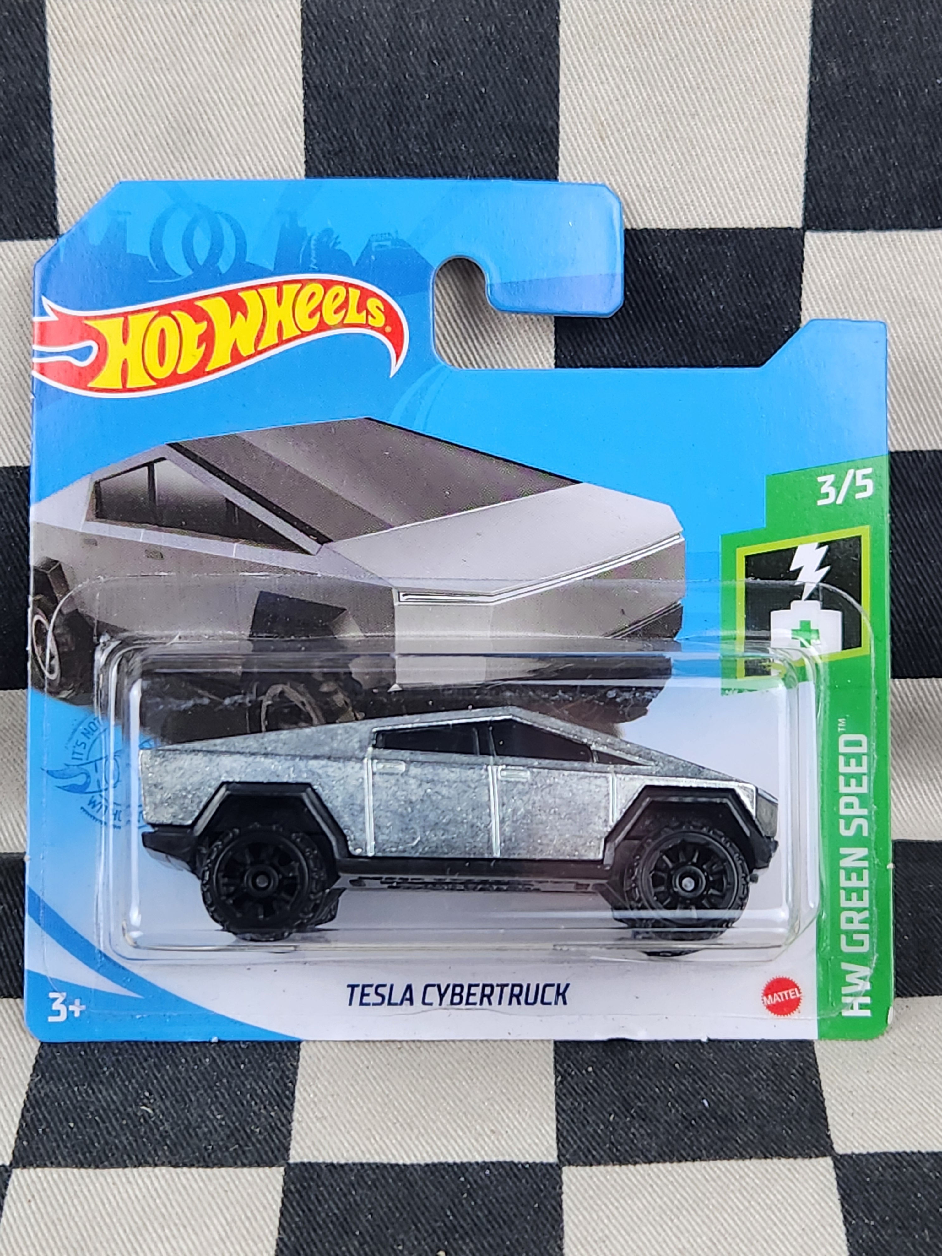 Hot Wheels 2021 Green Speed Tesla Cybertruck SC HTF