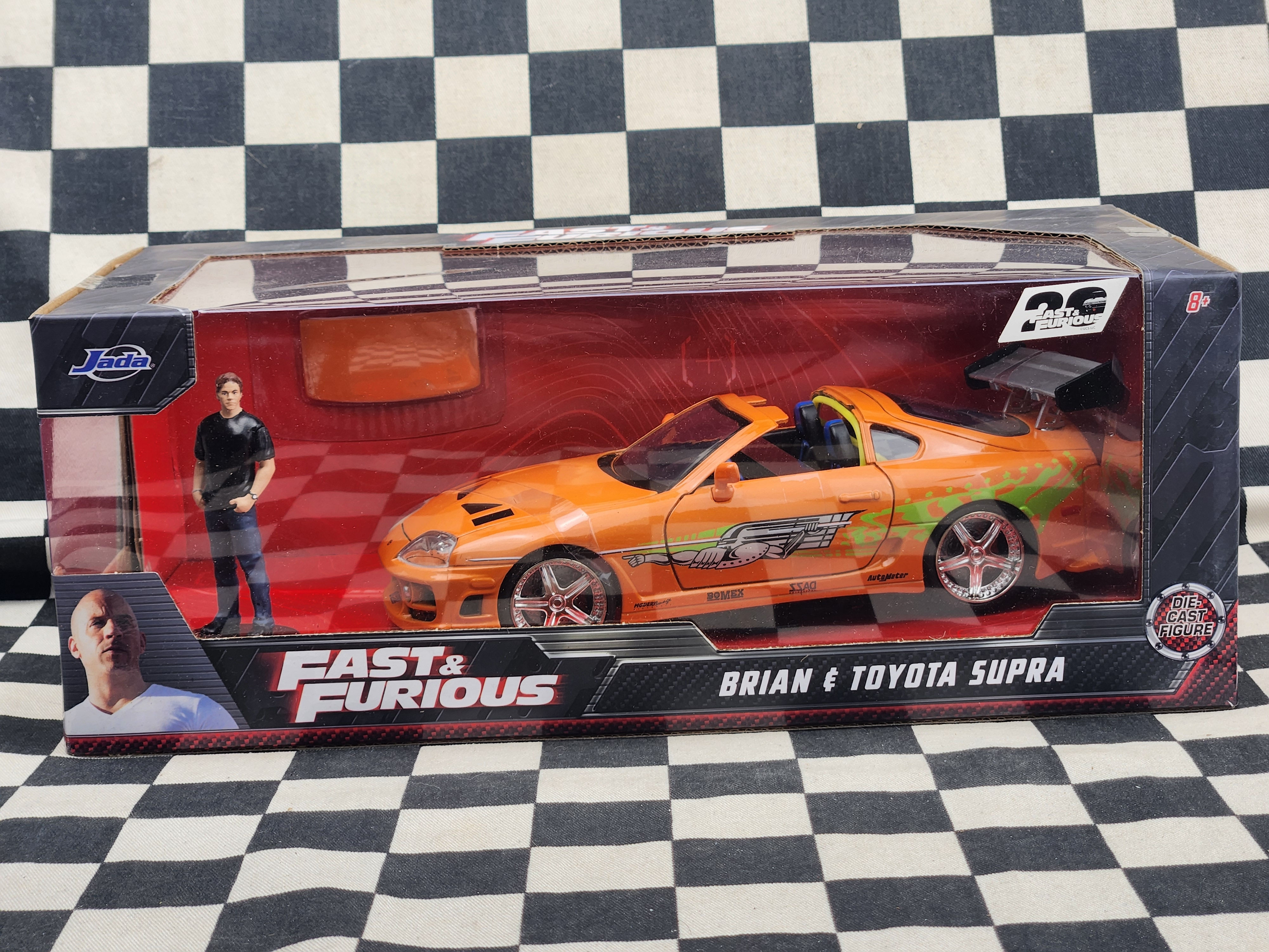 Jada 1/24 Diecast Fast & Furious Brian & Toyota Supra