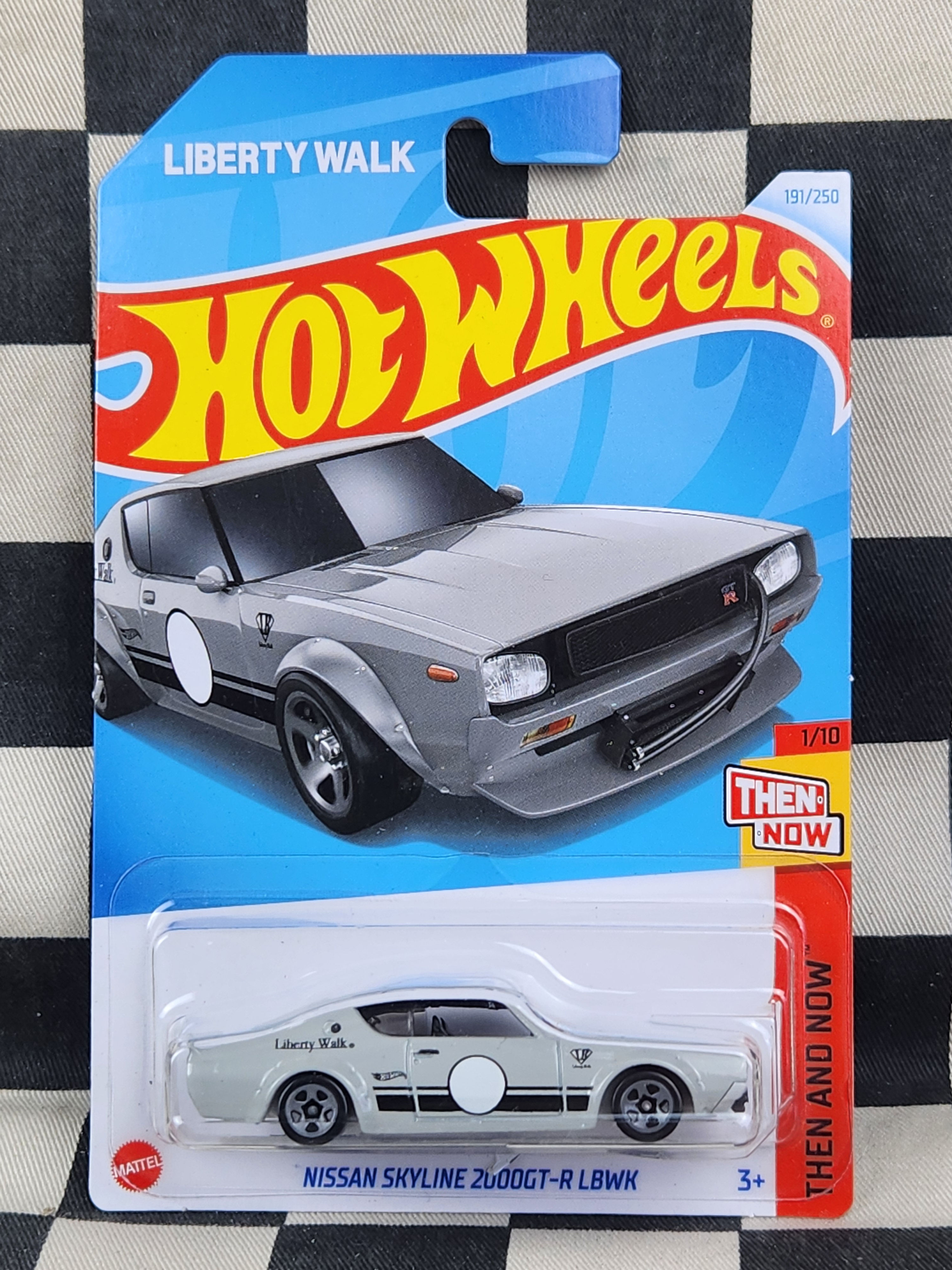 Hot Wheels 2024 Then & Now Liberty Walk Nissan Skyline 2000GT-R LBWK Grey