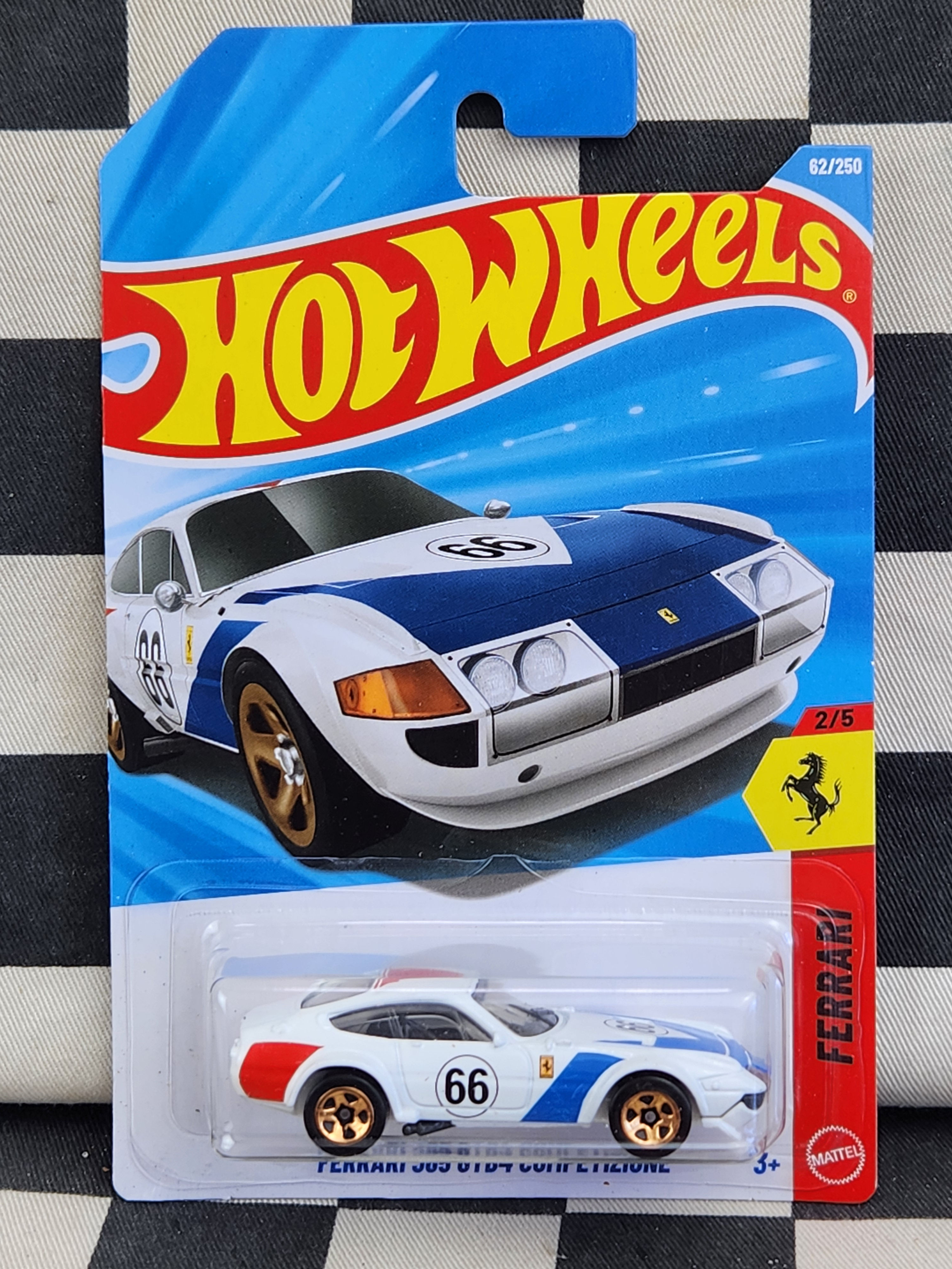 Hot Wheels 2026 Ferrari Series Ferrari 365 GTB4 Competizione White