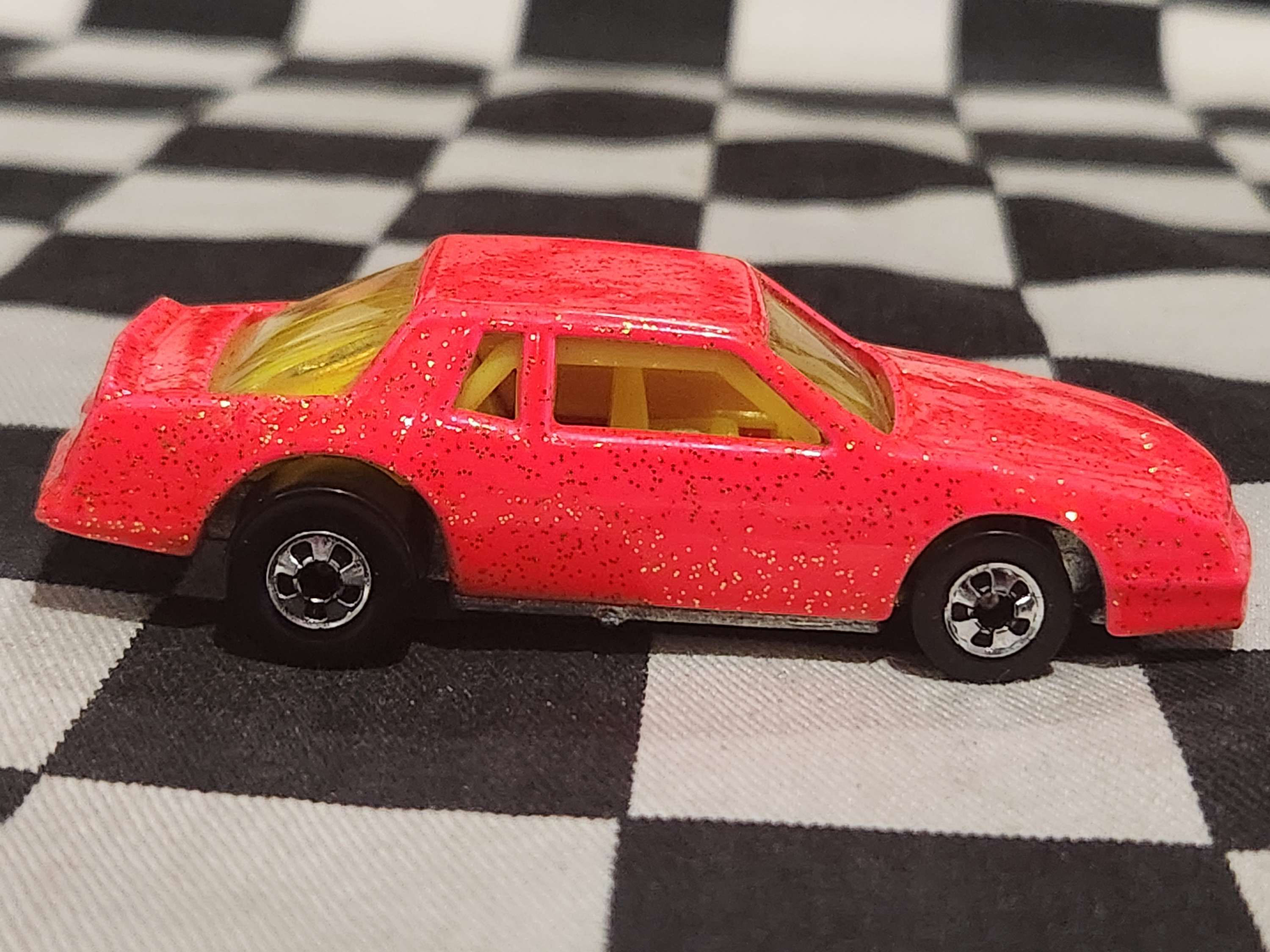 Vintage Loose Hot Wheels Blackwall Chevy Stockcar Monte Carlo Pink Glitter