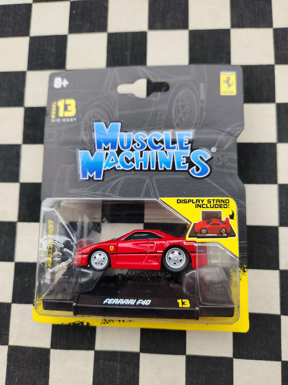 Muscle Machines Ferrari F40 Red HTF kustomkollector
