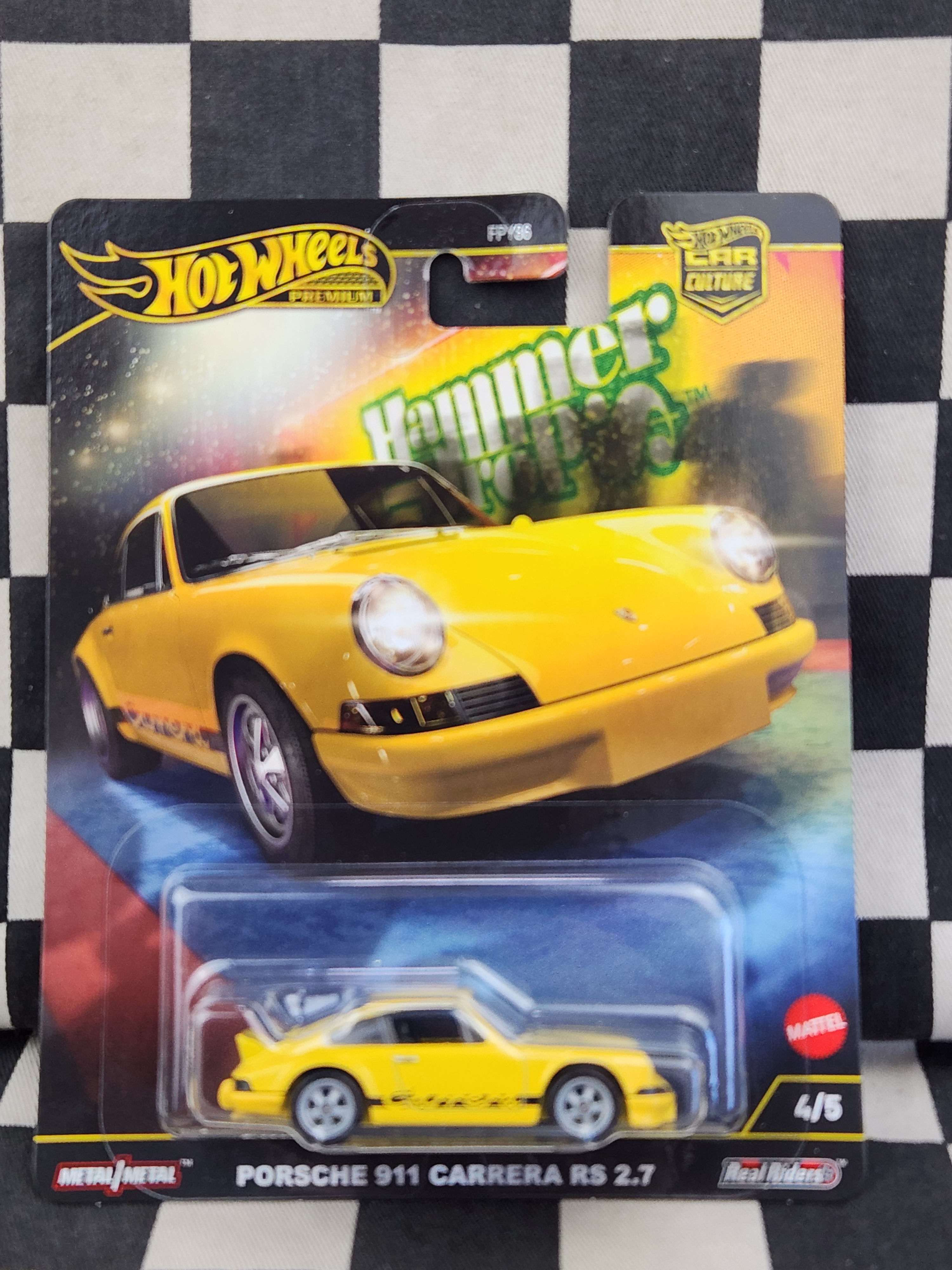 Hot Wheels Premium Hammer Drops Porsche 911 Carrera RS 2.7