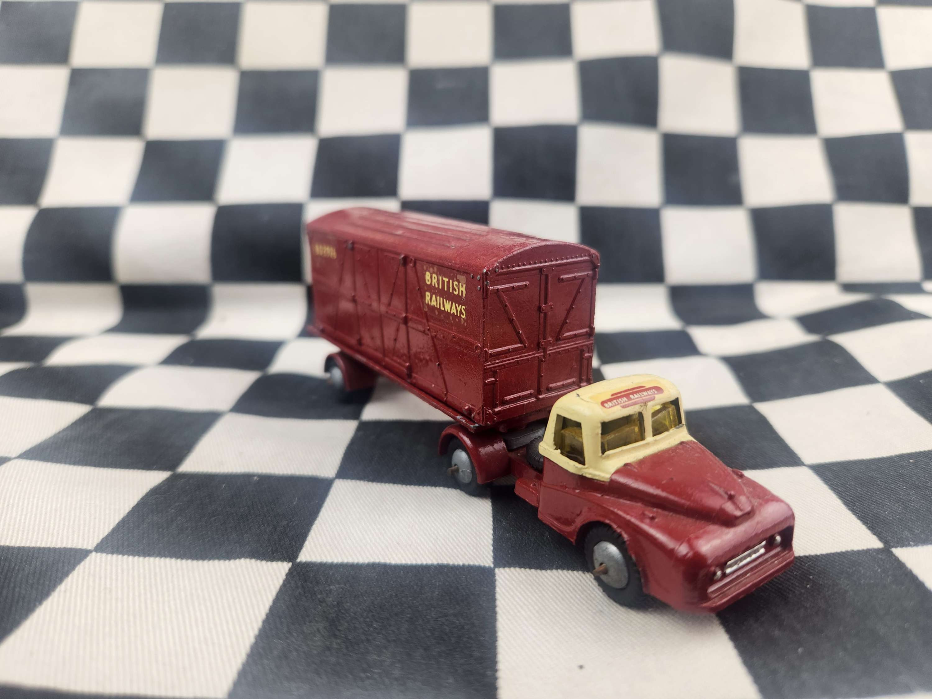 Vintage Loose Budgie Toys British Railways Austin Container Transporter Truck