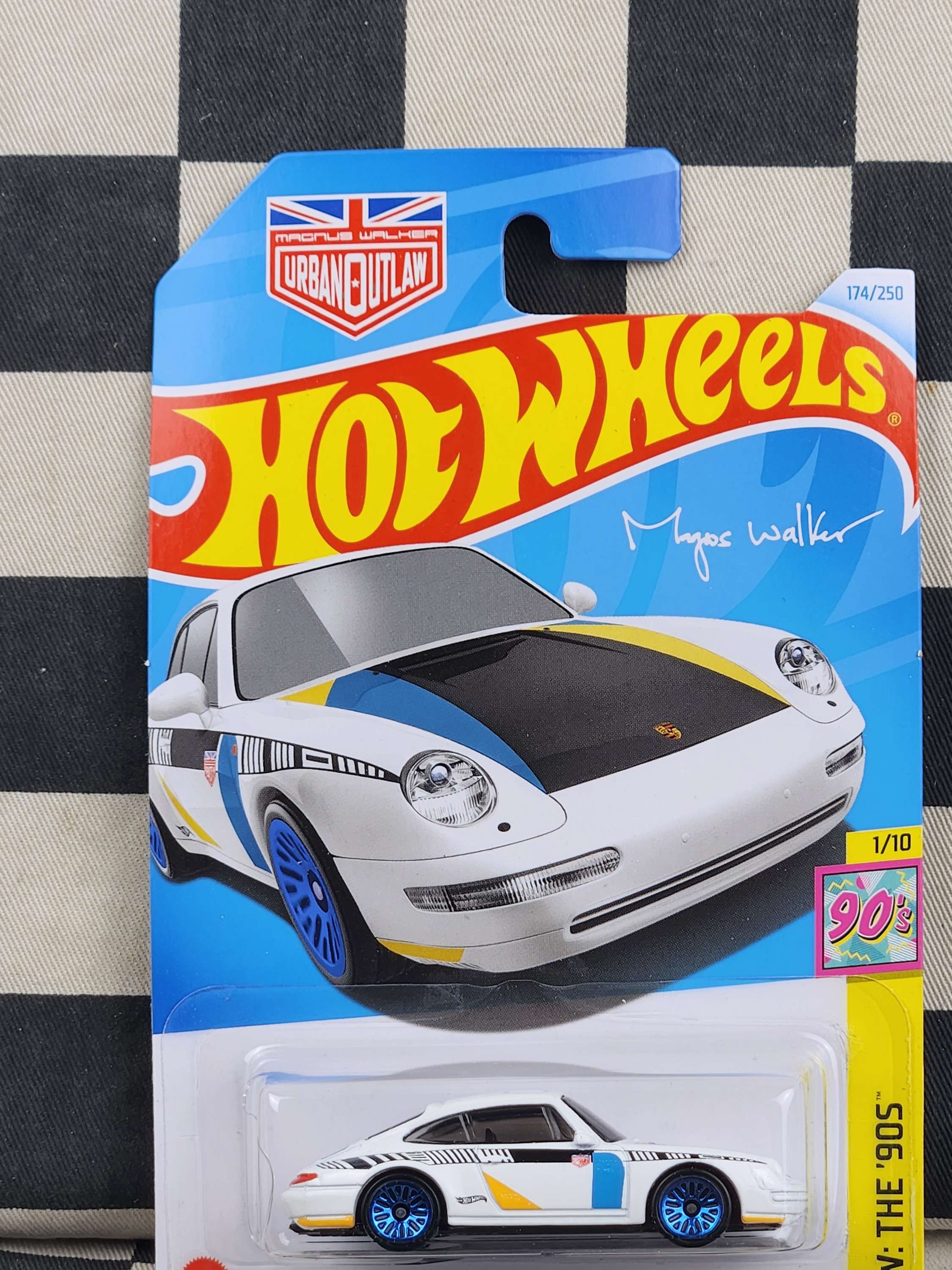 Hot Wheels 2024 The 90s Magnus Walker 96 Porsche Carrera White