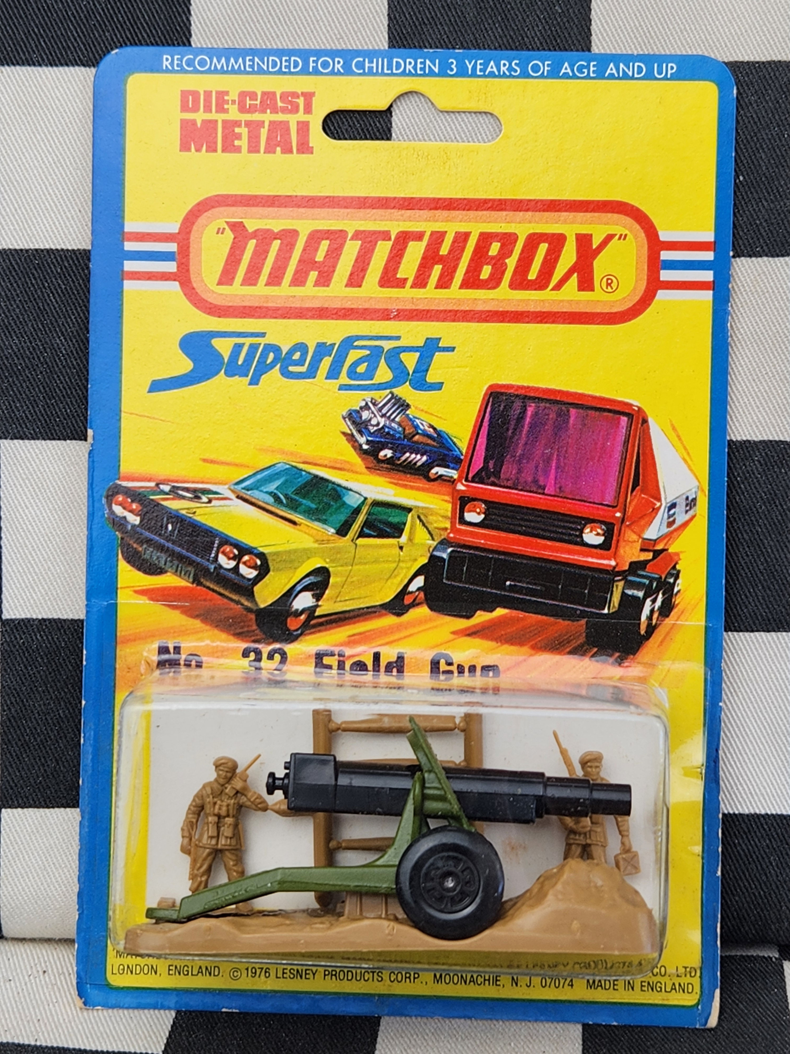 Vintage 1976 Matchbox Super Fast #32 Field Gun