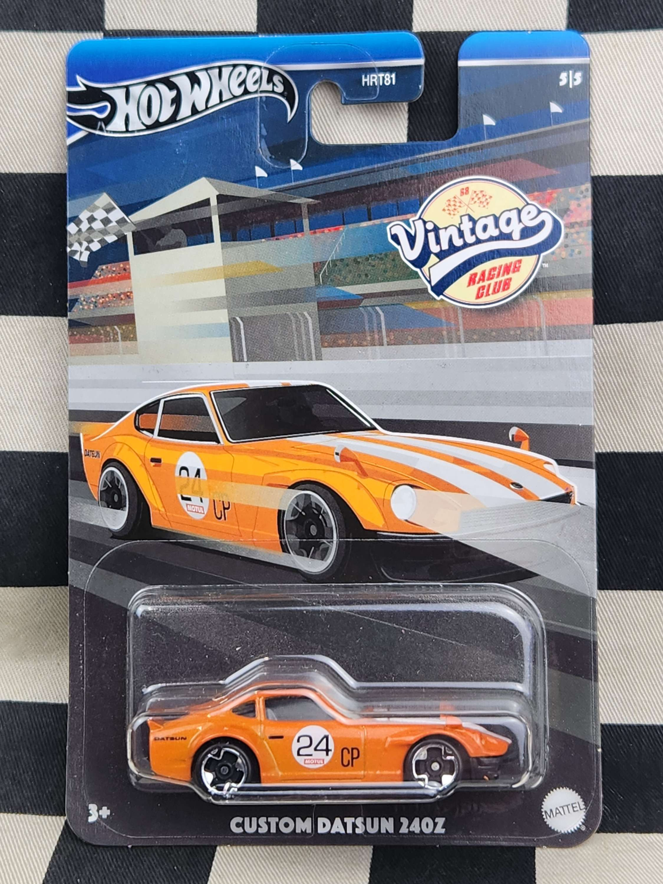 Hot Wheels Vintage Racing Custom Datsun 240Z Orange