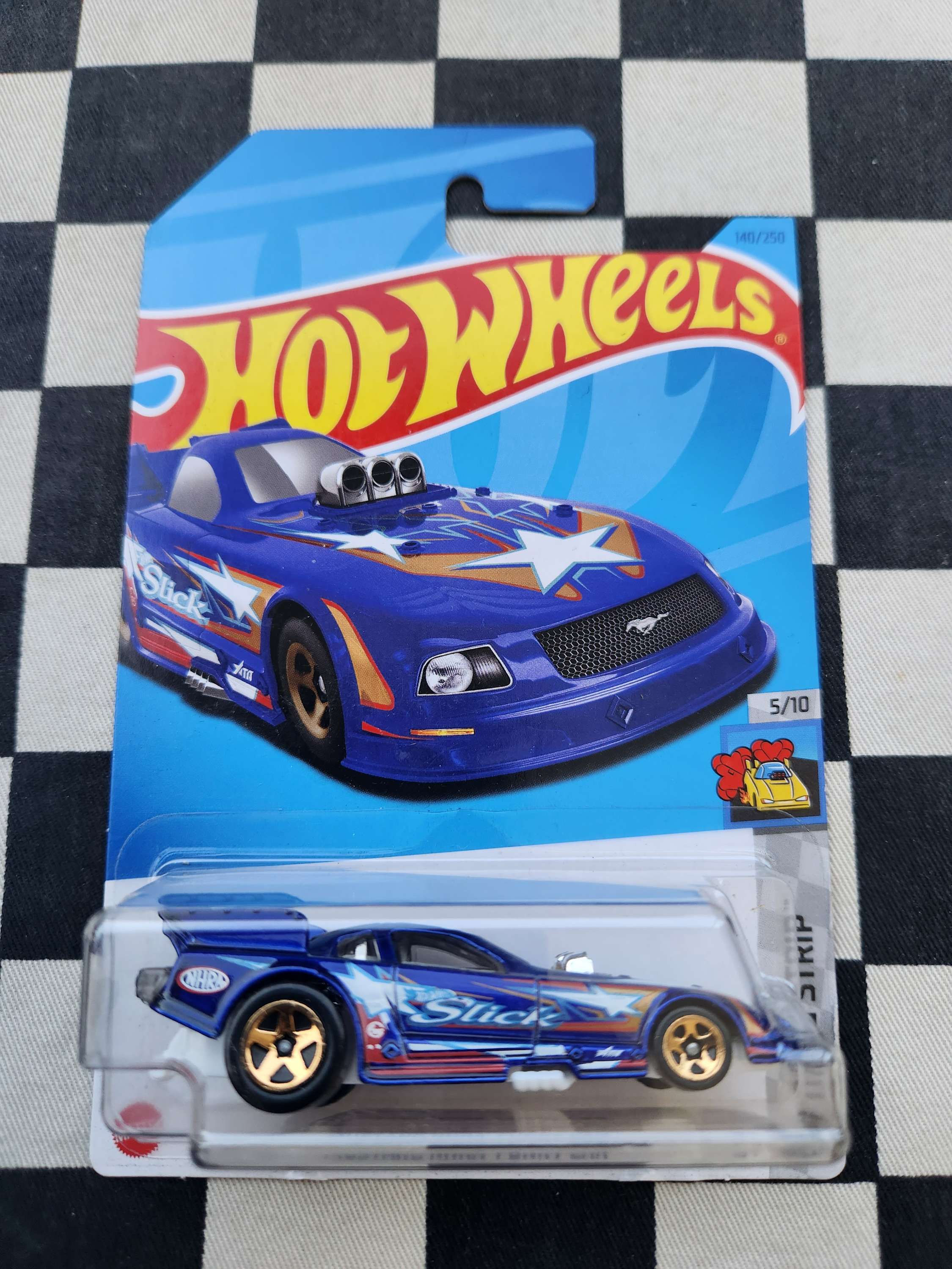 Hot Wheels 2022 Drag Strip Mustang NHRA Funny Car Dark Blue
