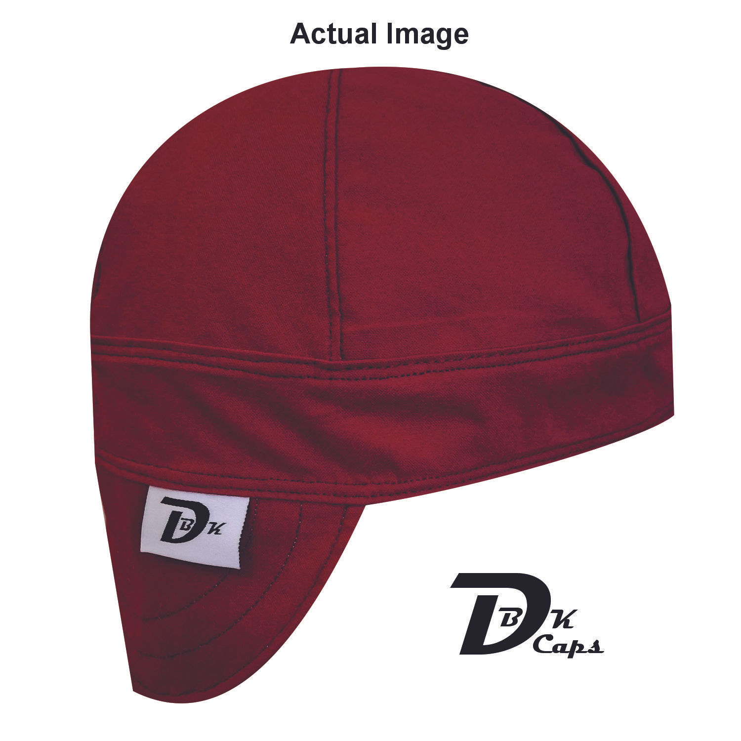 Maroon Solid (Dark) Welding Cap