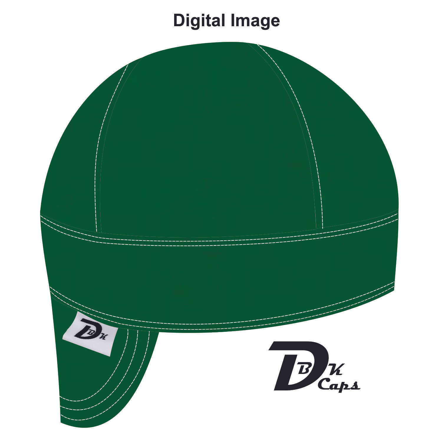 Green Solid (Dark) Welding Cap