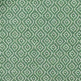 Green Retro Diamond Fabric