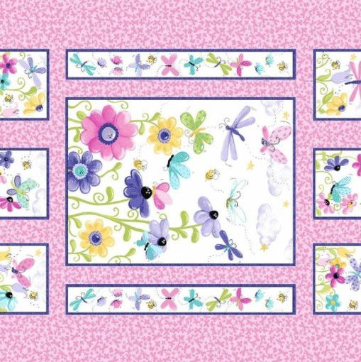 Pink Flower Panel