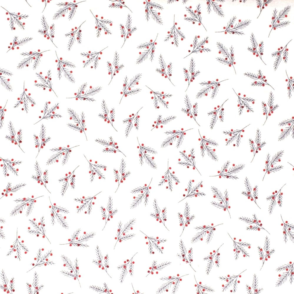 Cream Pine Needle Fabric