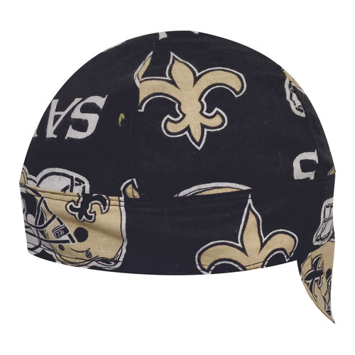 Black New Orleans Saints Welding Cap 