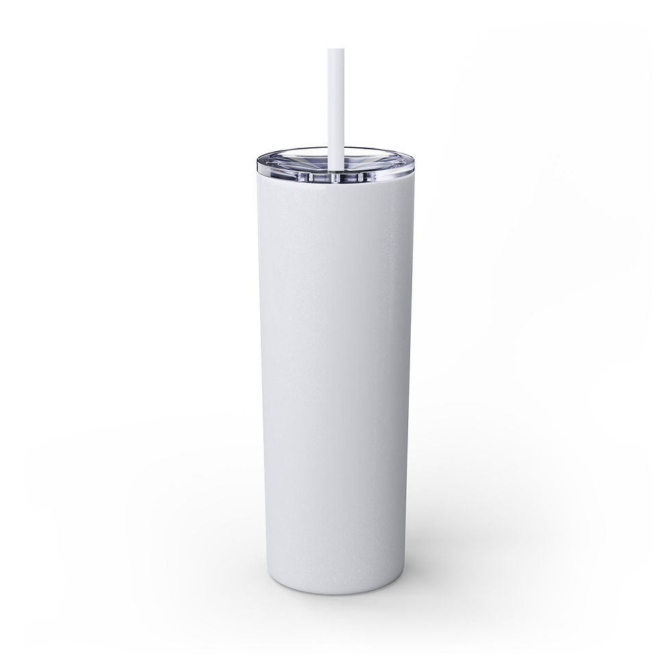 Thumbnail: Skinny Tumbler with Straw, 20oz