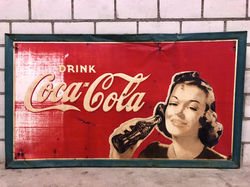 Coca-Cola Werbeschild 1942