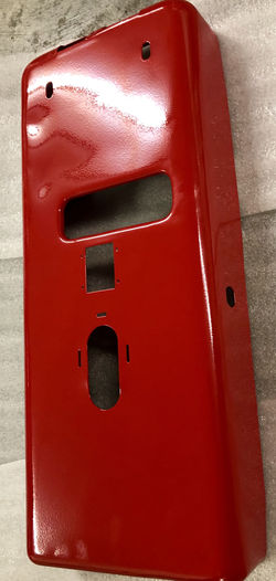 Nasslackierung Coin-Door
