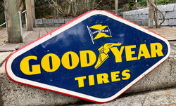 Good Year Pneu Schild 1958