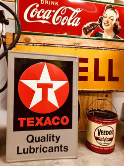Texaco Oelschild USA