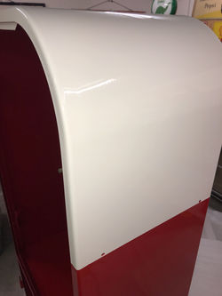 Nasslackierung Coke white