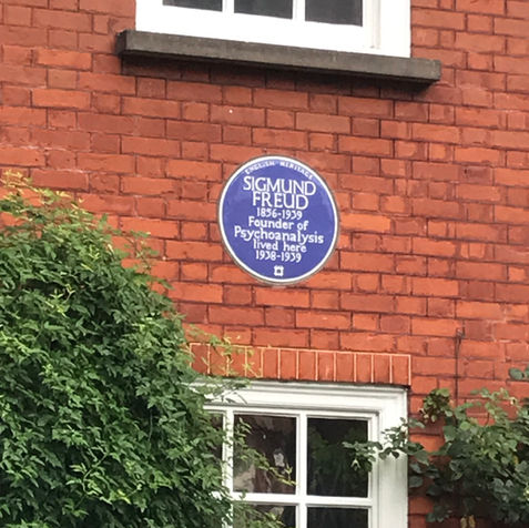 Sigmund Freud Blue Plaque on his house in London