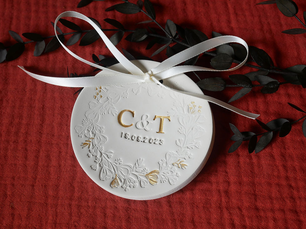 Miniature : Coupelle porte-alliances "Initiales"