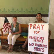 8/24/21 Peaceful Protest at the Statehouse