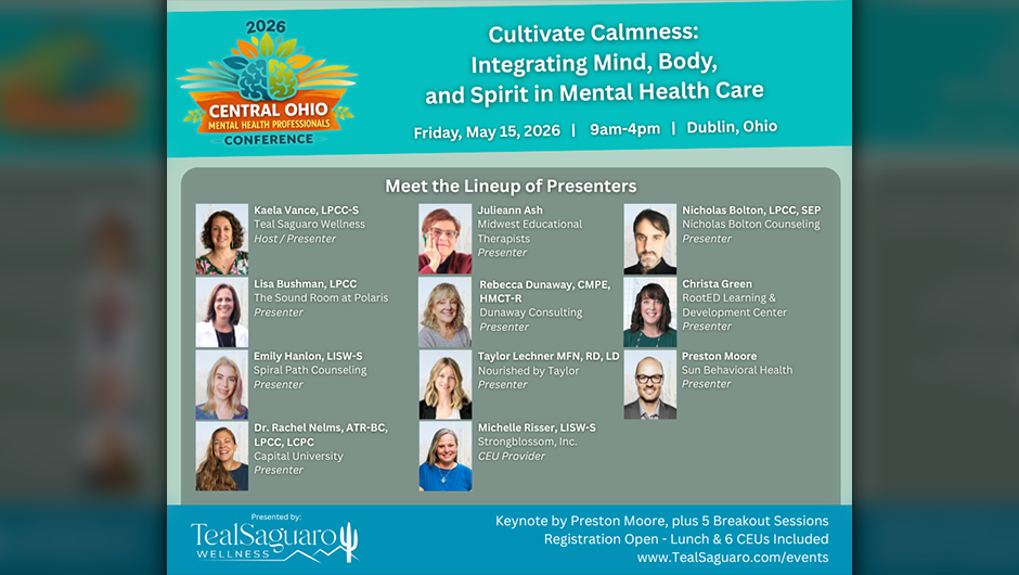 May 15, 2026 - Central Ohio Mental Health Professionals Conference