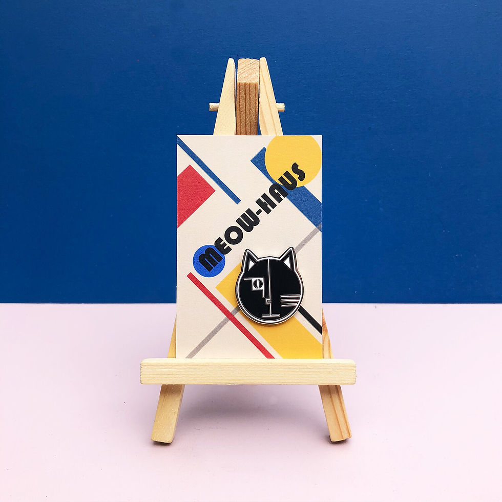 Miniature : Pin's en émail MEOWHAUS