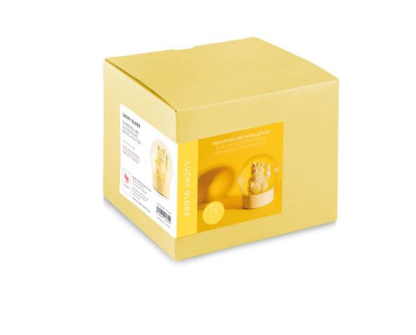 Miniature : Boule à neige Lucky Cat Jaune