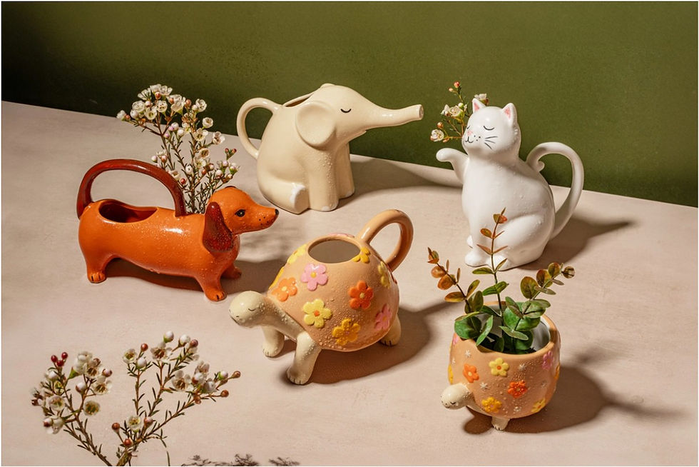 Miniature : Arrosoir chat