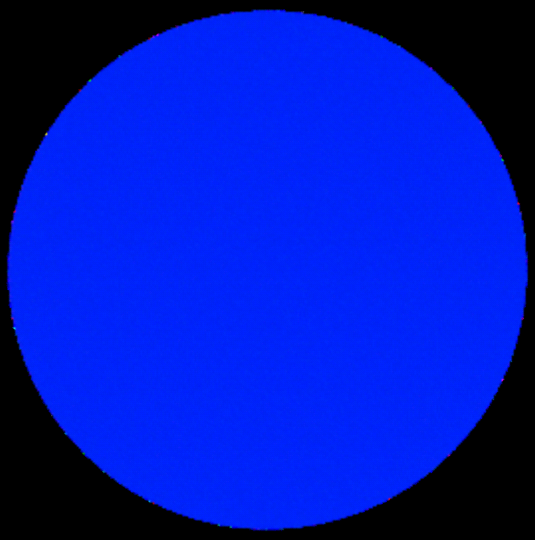 Spinning colorful globe animation 