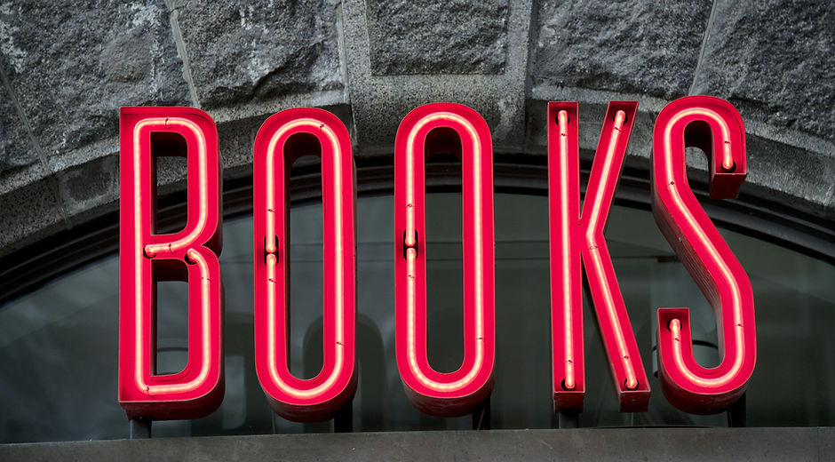 "Books" Sign