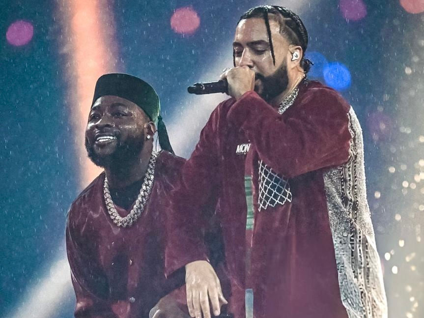 Davido & French Montana Performing At AFCON Opening Ceremony