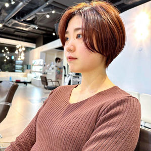 大人っぽショートボブ