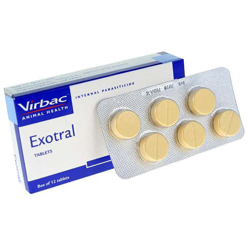 Thuốc tẩy giun Exotral dành cho chó mèo
